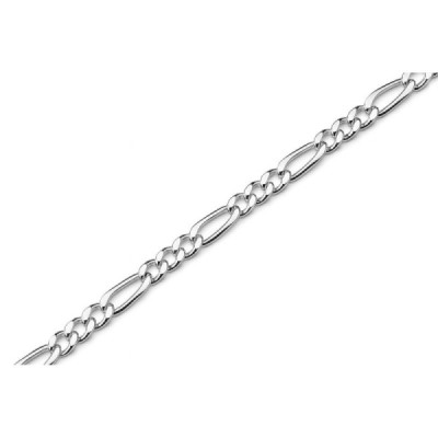 Bracelet Silver Maille Figaro 1.3 - 2.8mm - 18cm