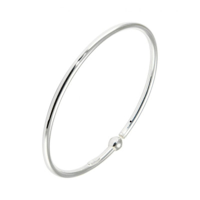Bracelet Bangle in Silver 925 pour Charm s 62x52mm