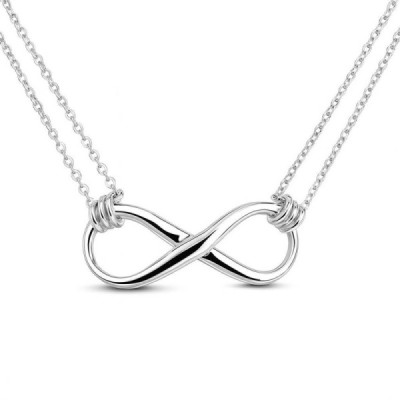 Necklace Infinity Sign in Silver 925 Rhodium-Plated