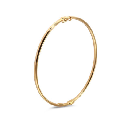 Bangle in Yellow Gold 750 Section ovale 3x2mm